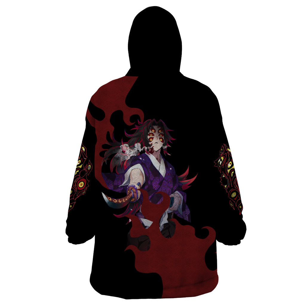 Kokushibou - Demon Slayer Wearable Blanket Hoodie Anime Style