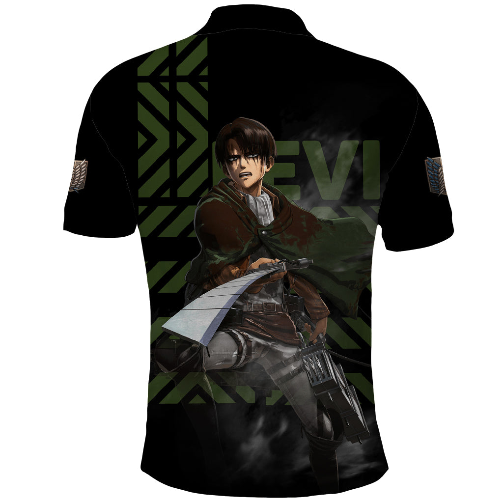 Levi Ackerman - Attack On Titan Polo Shirt Anime Style