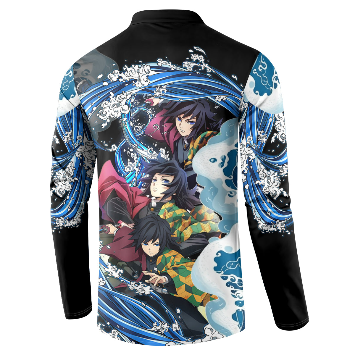 Tomioka Giyuu - Demon Slayer Button Sweatshirt Anime Japan Style