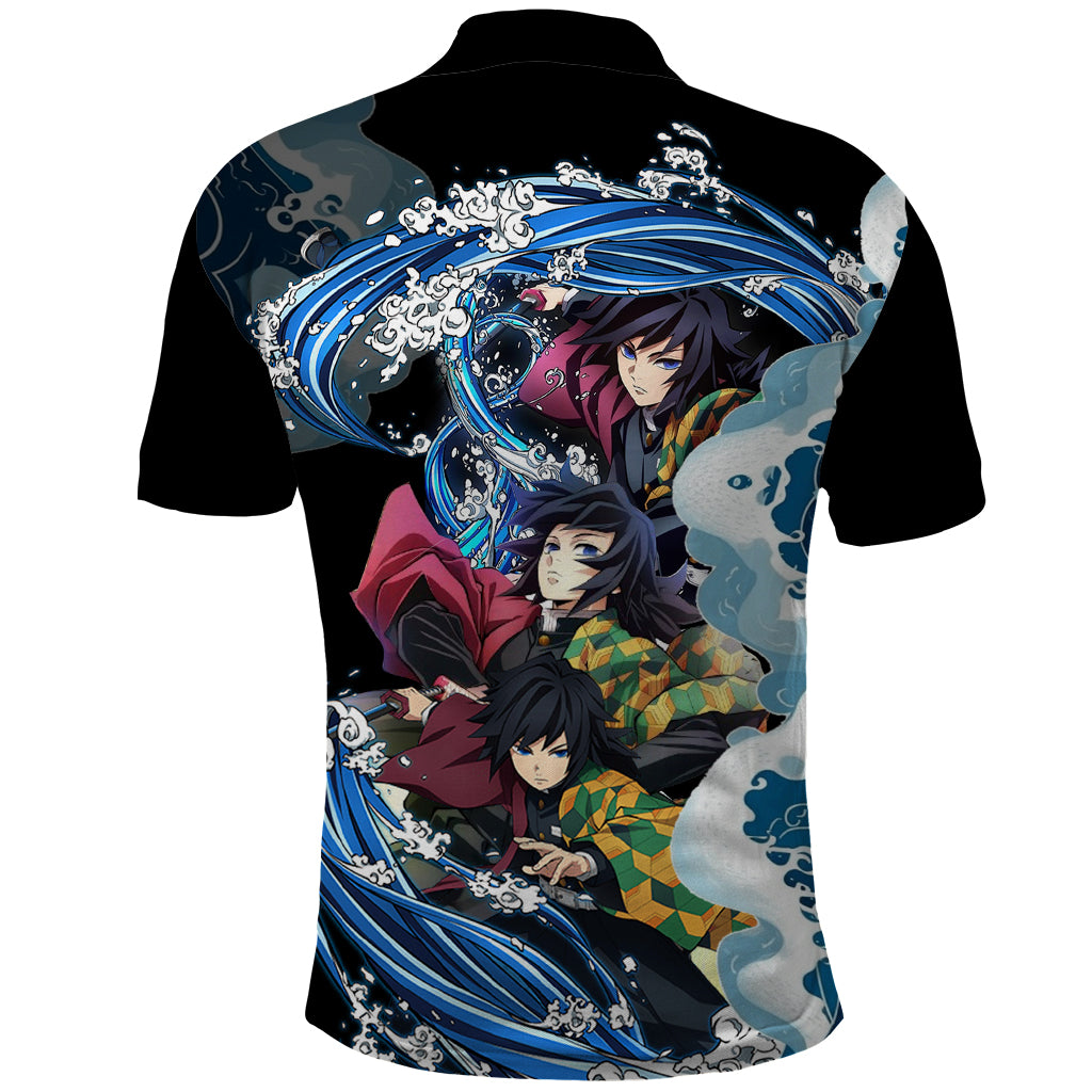 Tomioka Giyuu - Demon Slayer Polo Shirt Anime Japan Style