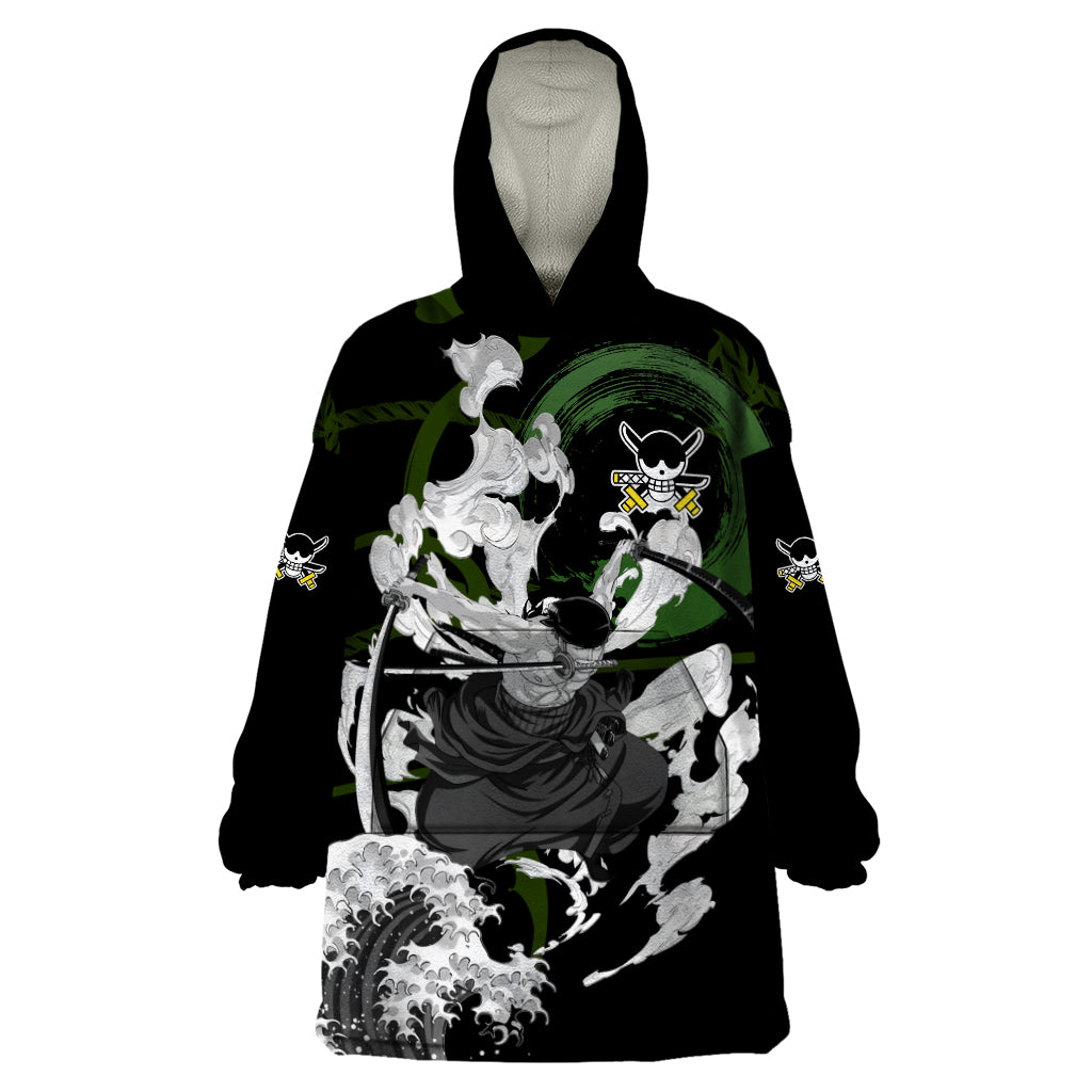 Zoronoa Zoro - One Piece Wearable Blanket Hoodie Anime Japan Style