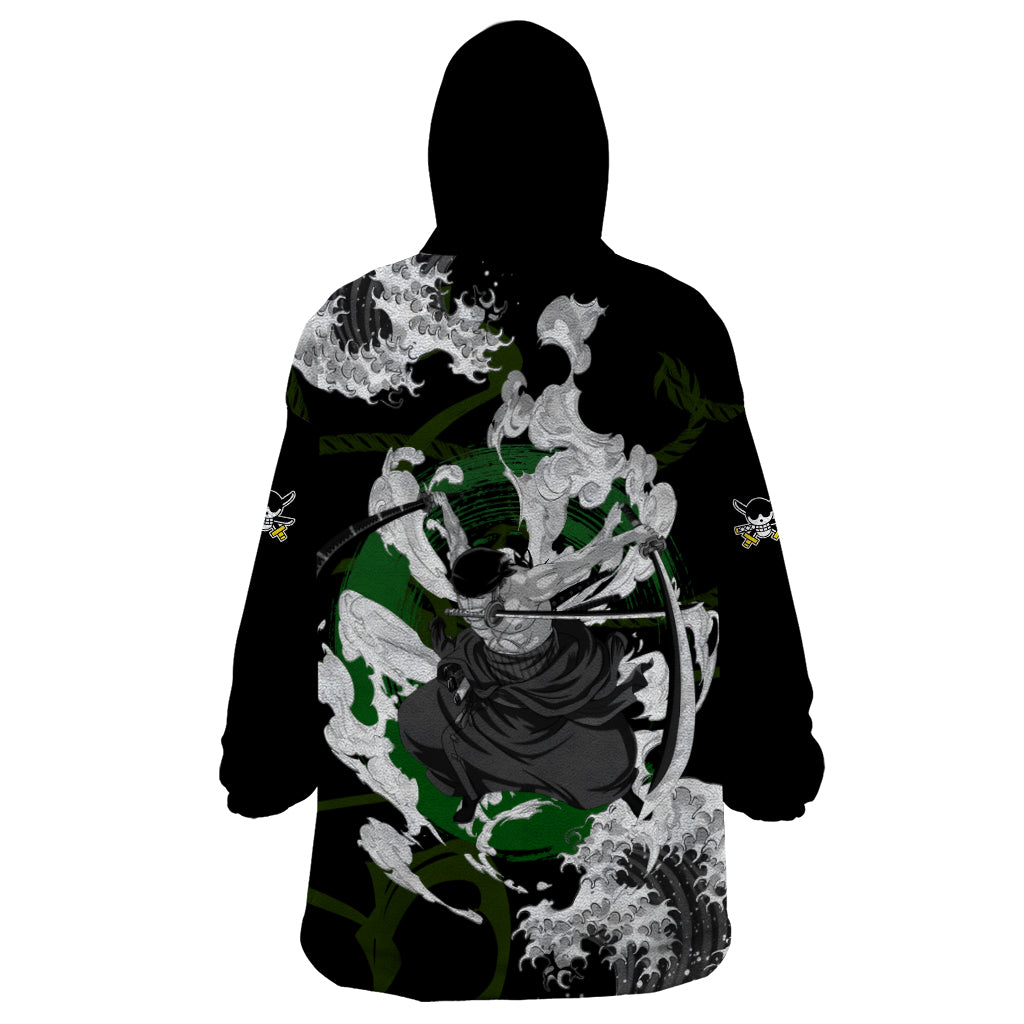 Zoronoa Zoro - One Piece Wearable Blanket Hoodie Anime Japan Style