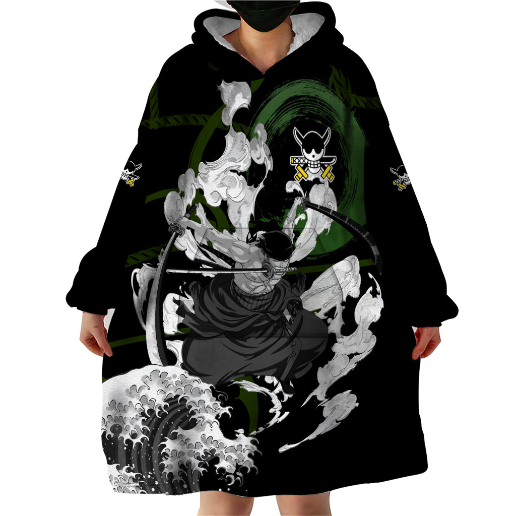 Zoronoa Zoro - One Piece Wearable Blanket Hoodie Anime Japan Style