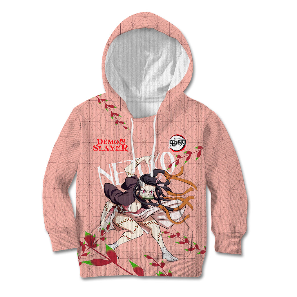Demon Nezuko Kamado - Demon Slayer Kid Hoodie Anime Style