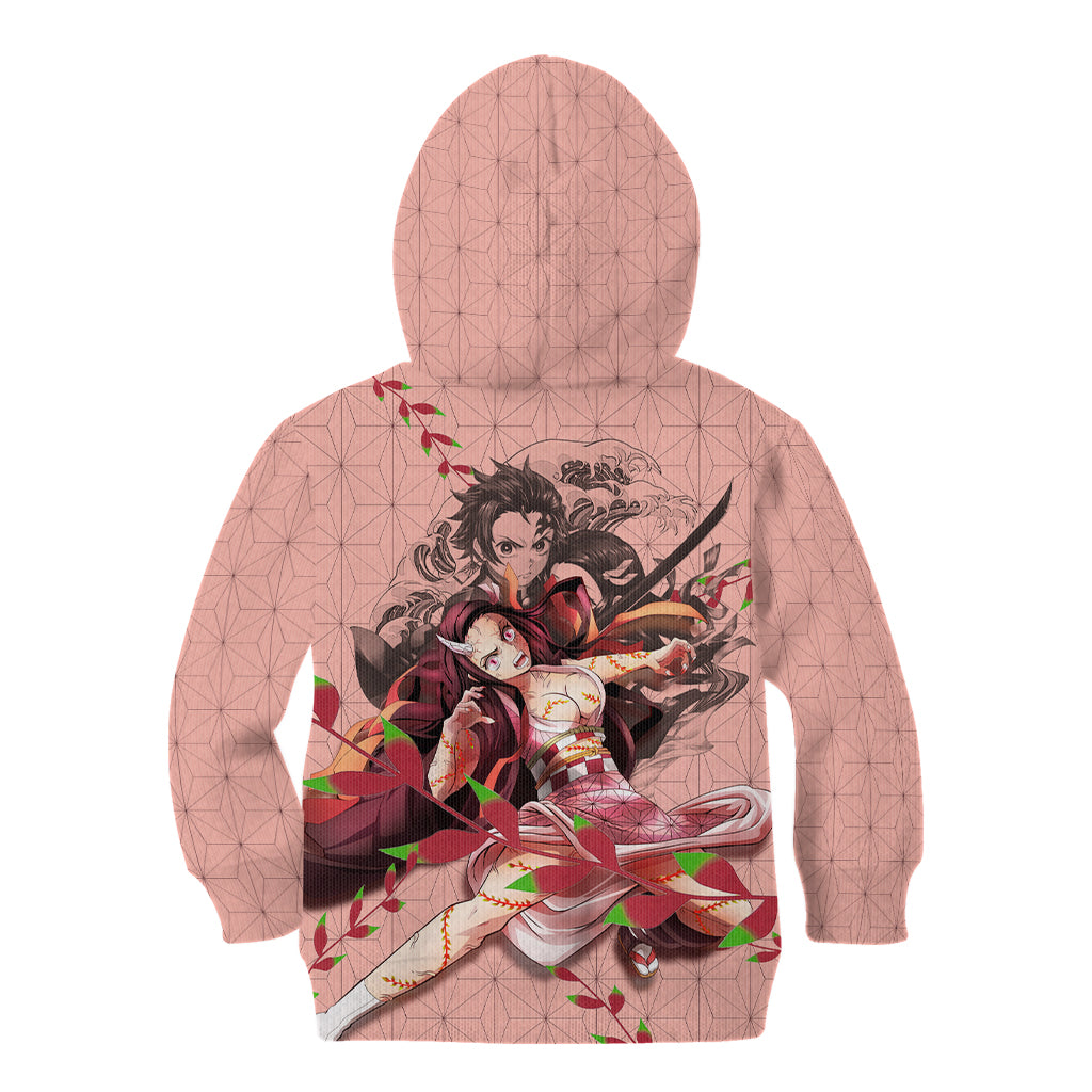 Demon Nezuko Kamado - Demon Slayer Kid Hoodie Anime Style