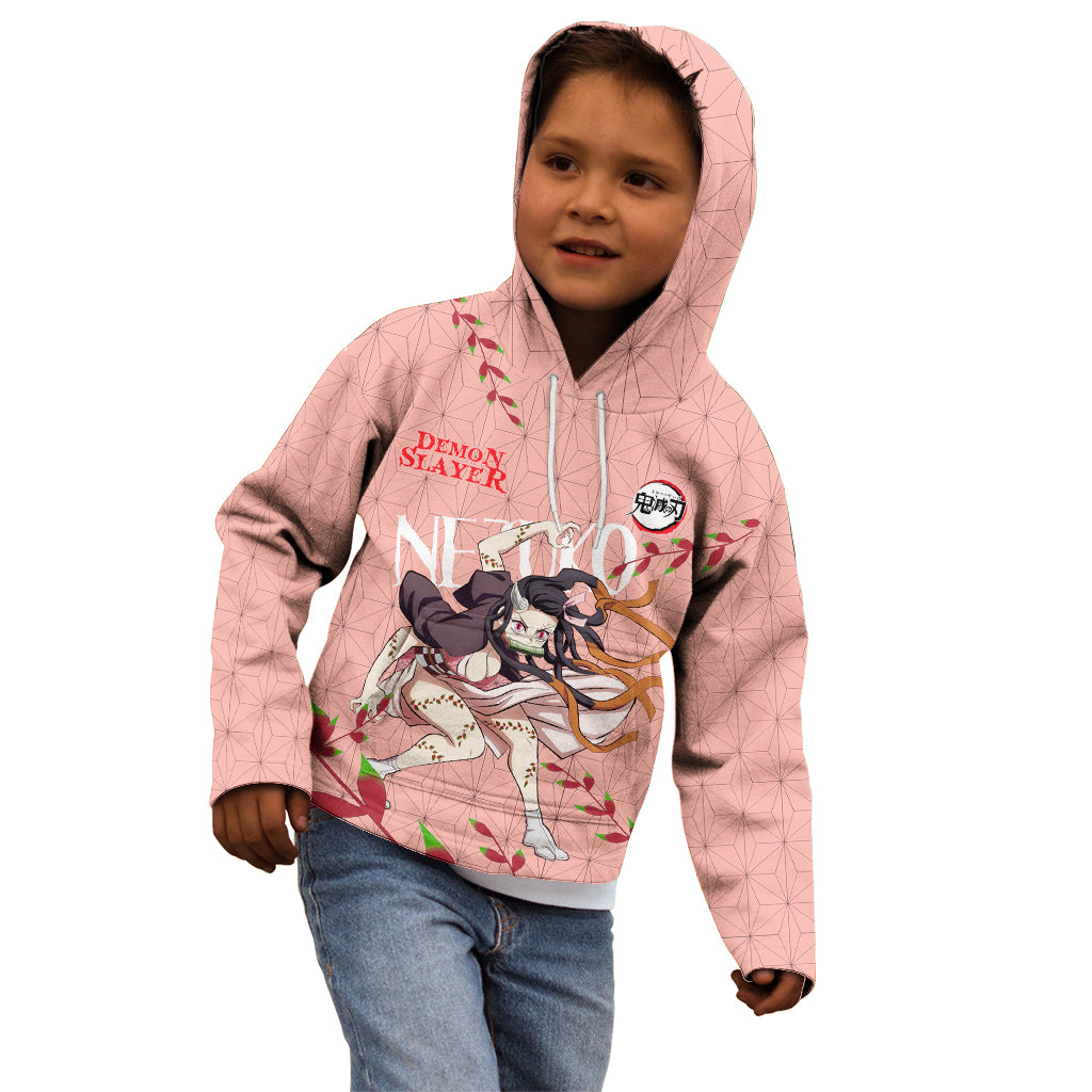 Demon Nezuko Kamado - Demon Slayer Kid Hoodie Anime Style