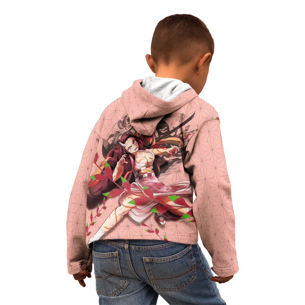 Demon Nezuko Kamado - Demon Slayer Kid Hoodie Anime Style