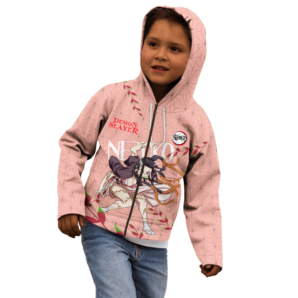 Demon Nezuko Kamado - Demon Slayer Kid Hoodie Anime Style