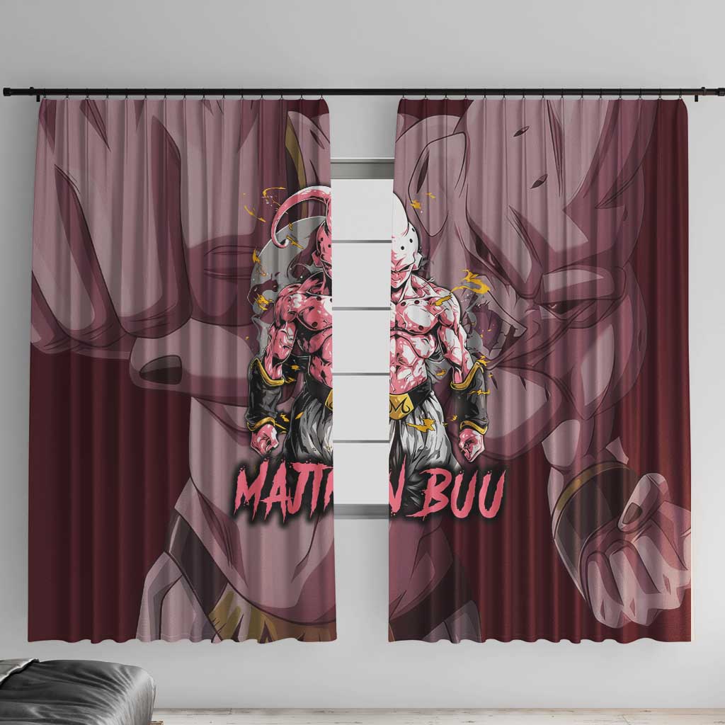 Majin Buu - Dragonball Window Curtain Anime Style