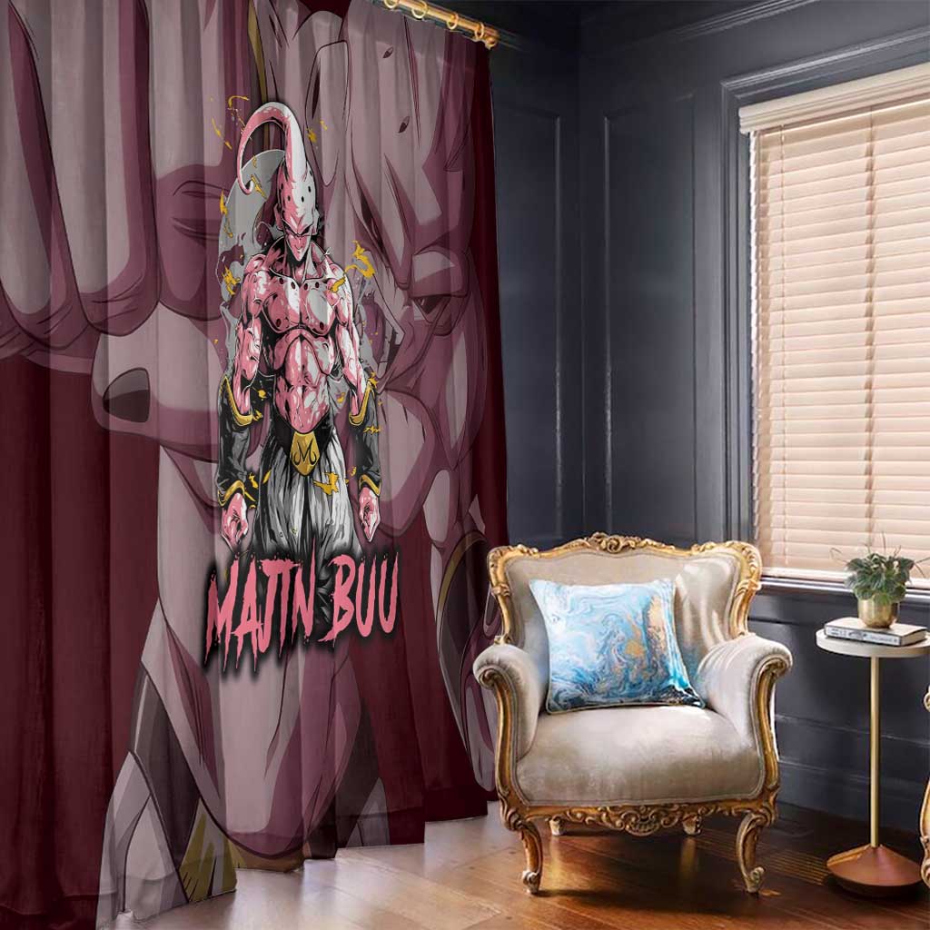 Majin Buu - Dragonball Window Curtain Anime Style