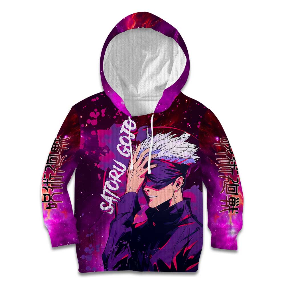 Satoru Gojo - Jujutsu Kaisen Kid Hoodie Anime Galaxy Style