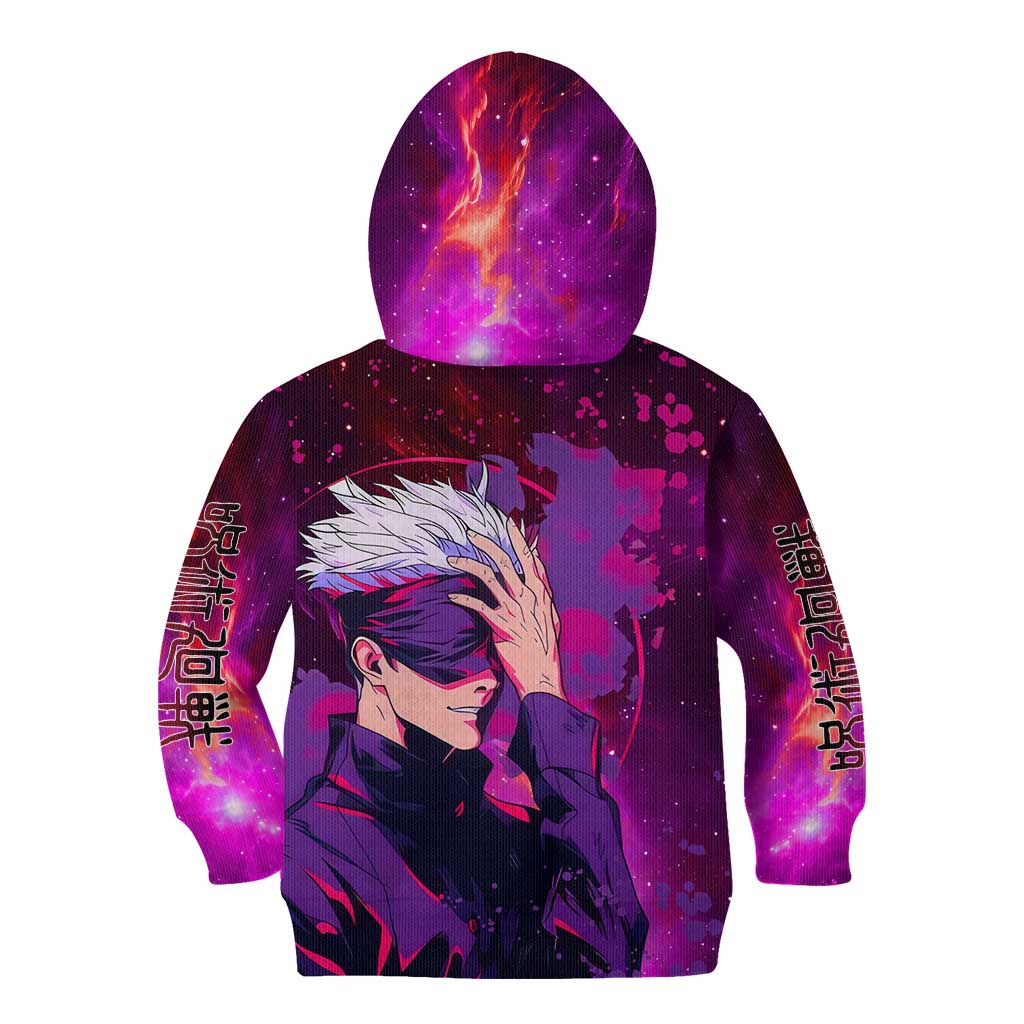 Satoru Gojo - Jujutsu Kaisen Kid Hoodie Anime Galaxy Style