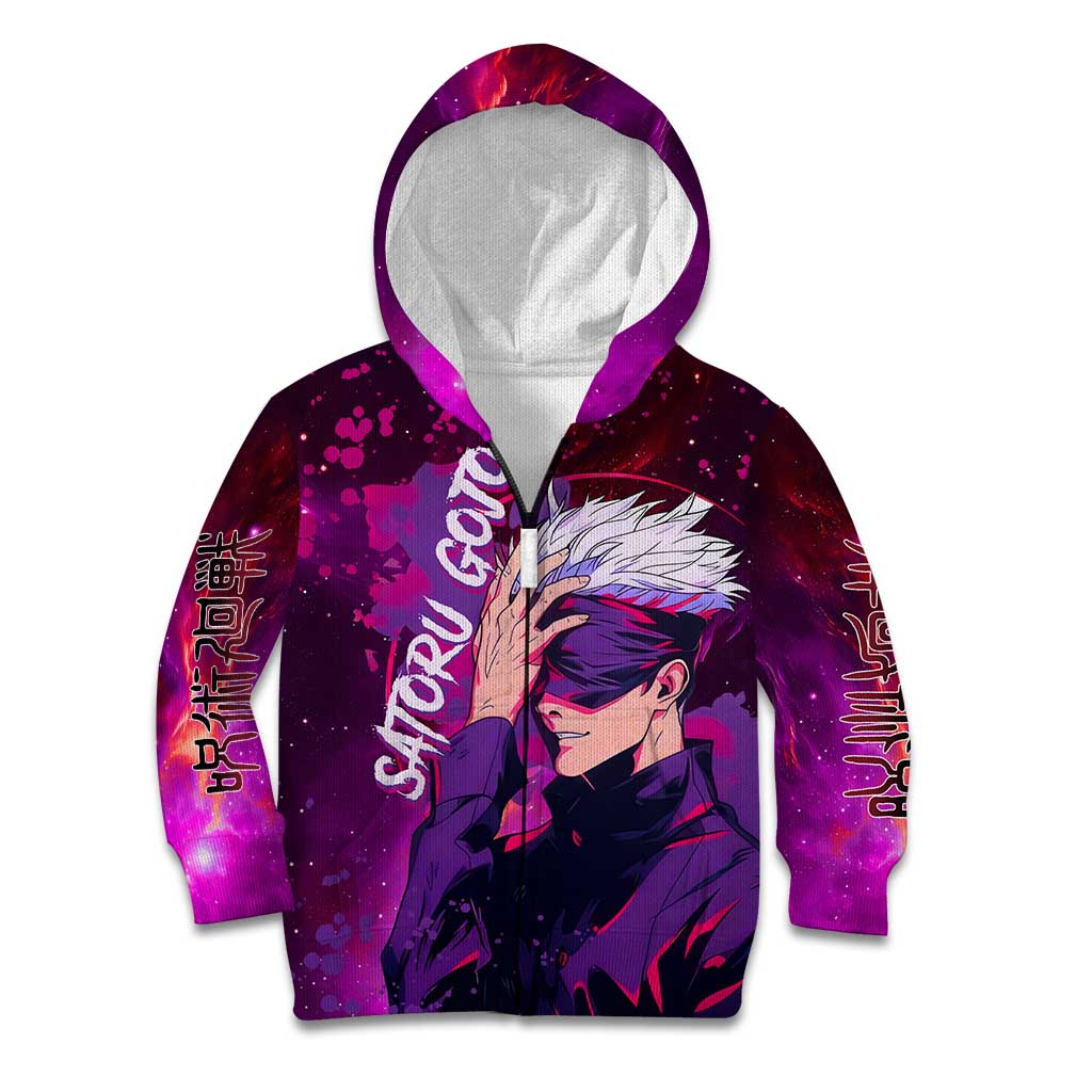 Satoru Gojo - Jujutsu Kaisen Kid Hoodie Anime Galaxy Style