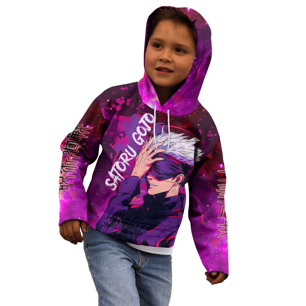 Satoru Gojo - Jujutsu Kaisen Kid Hoodie Anime Galaxy Style