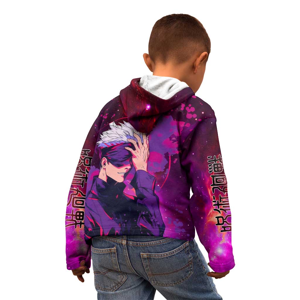 Satoru Gojo - Jujutsu Kaisen Kid Hoodie Anime Galaxy Style