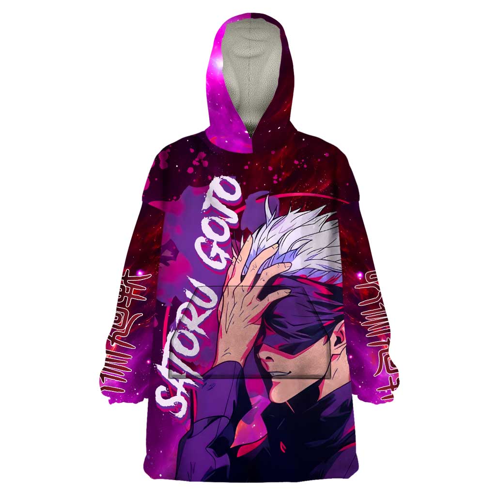 Satoru Gojo - Jujutsu Kaisen Wearable Blanket Hoodie Anime Galaxy Style
