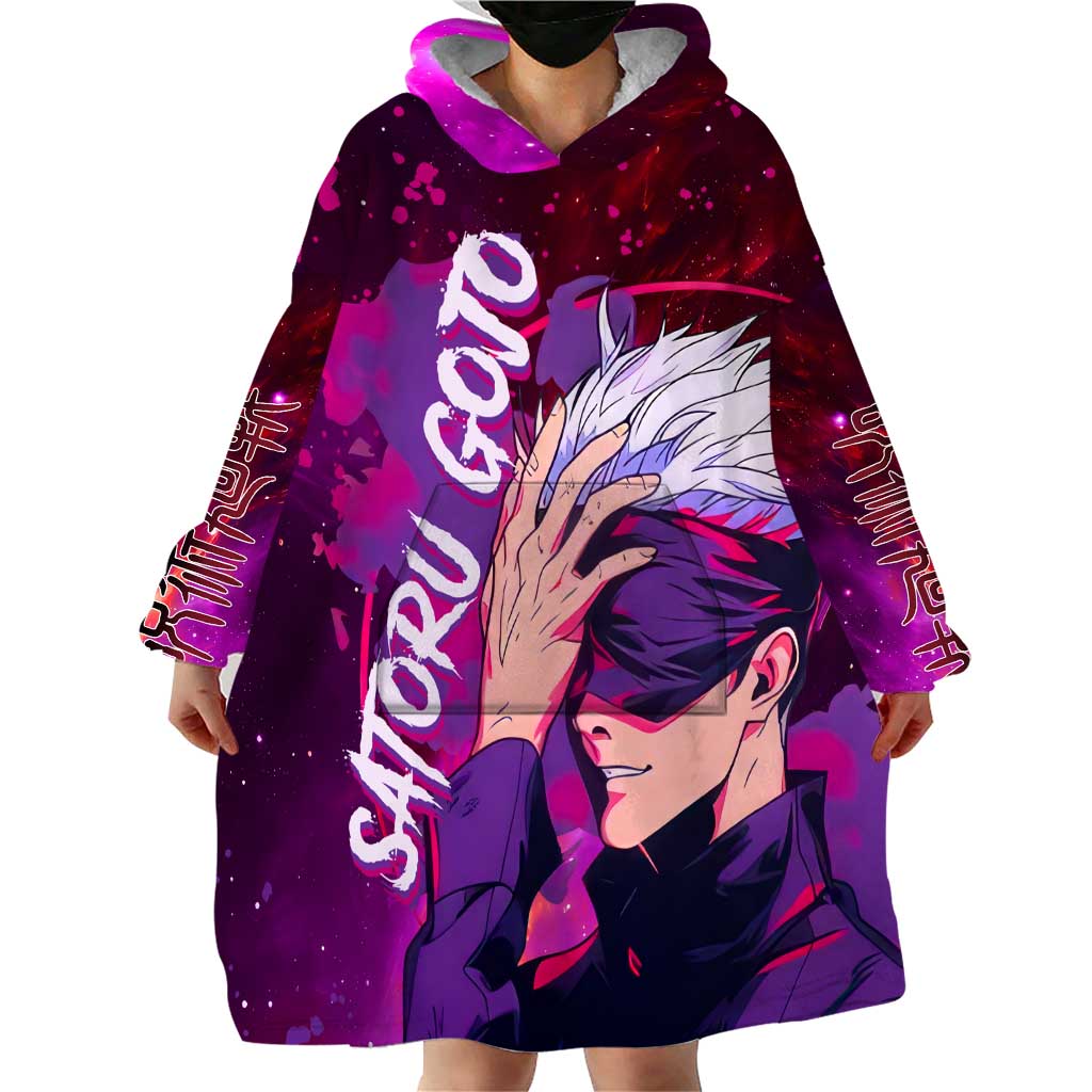 Satoru Gojo - Jujutsu Kaisen Wearable Blanket Hoodie Anime Galaxy Style