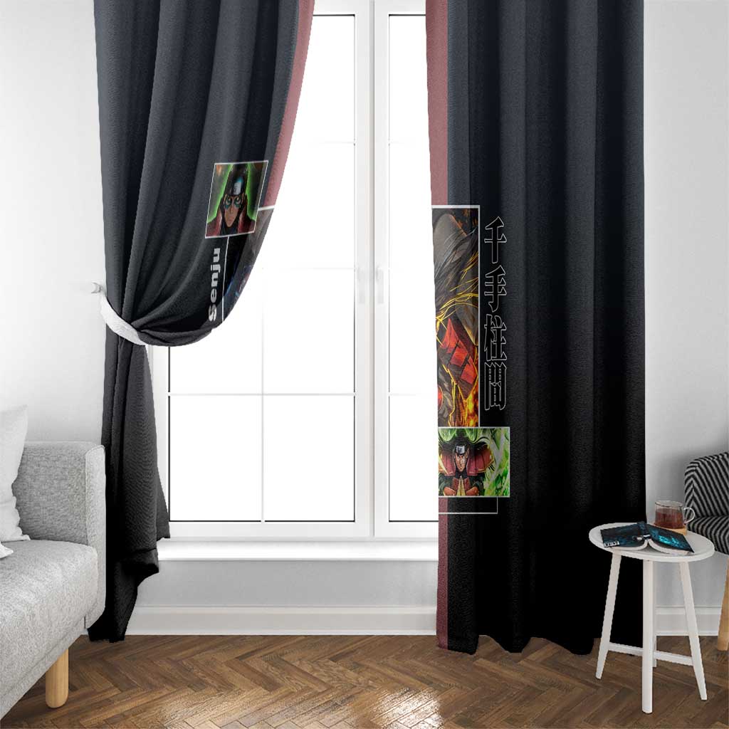 Hashirama Senju Window Curtain with Wood Release and Powerful Battle Pose Design - The Mazicc