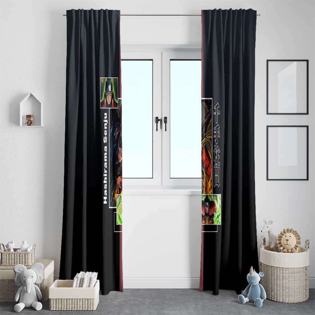 Hashirama Senju Window Curtain with Wood Release and Powerful Battle Pose Design - The Mazicc