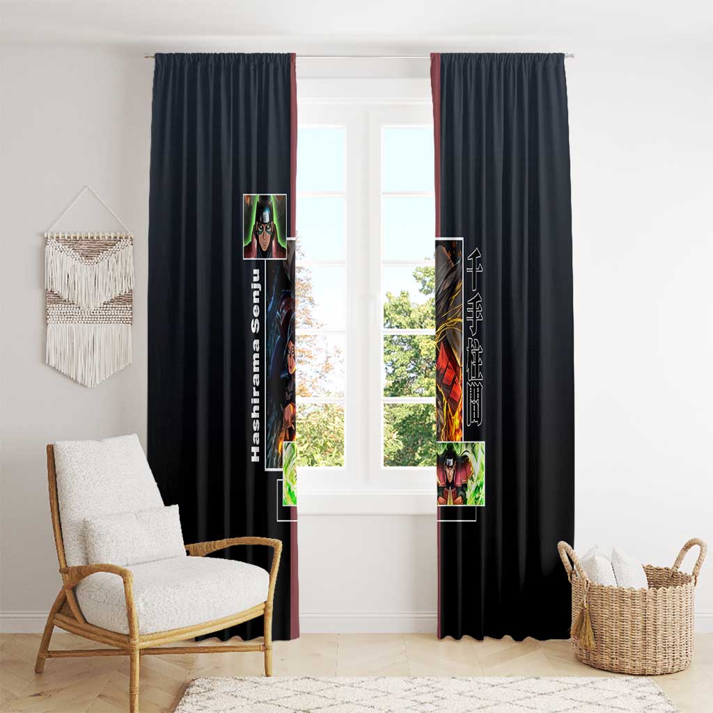 Hashirama Senju Window Curtain with Wood Release and Powerful Battle Pose Design - The Mazicc