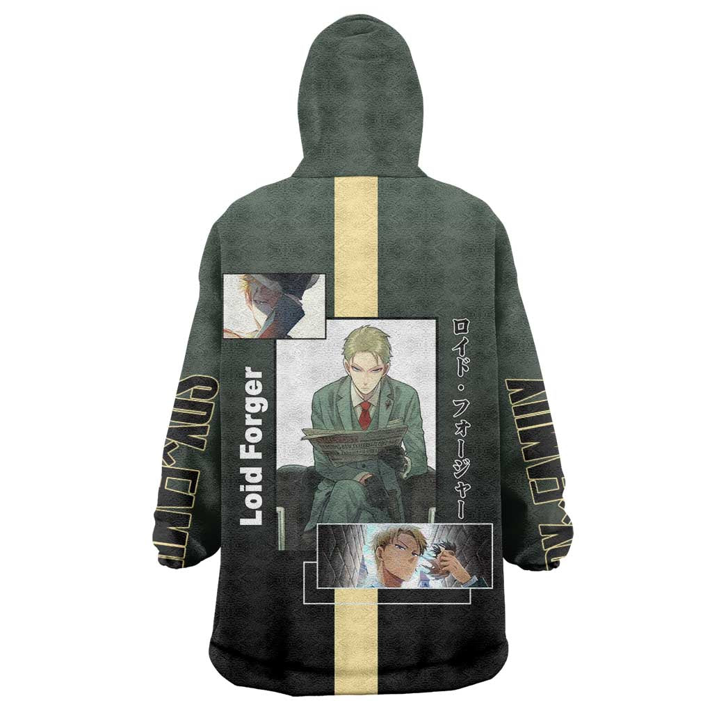 Loid Forger Spy x Family Wearable Blanket Hoodie with Cool Spy Pose and Sleek Design - The Mazicc