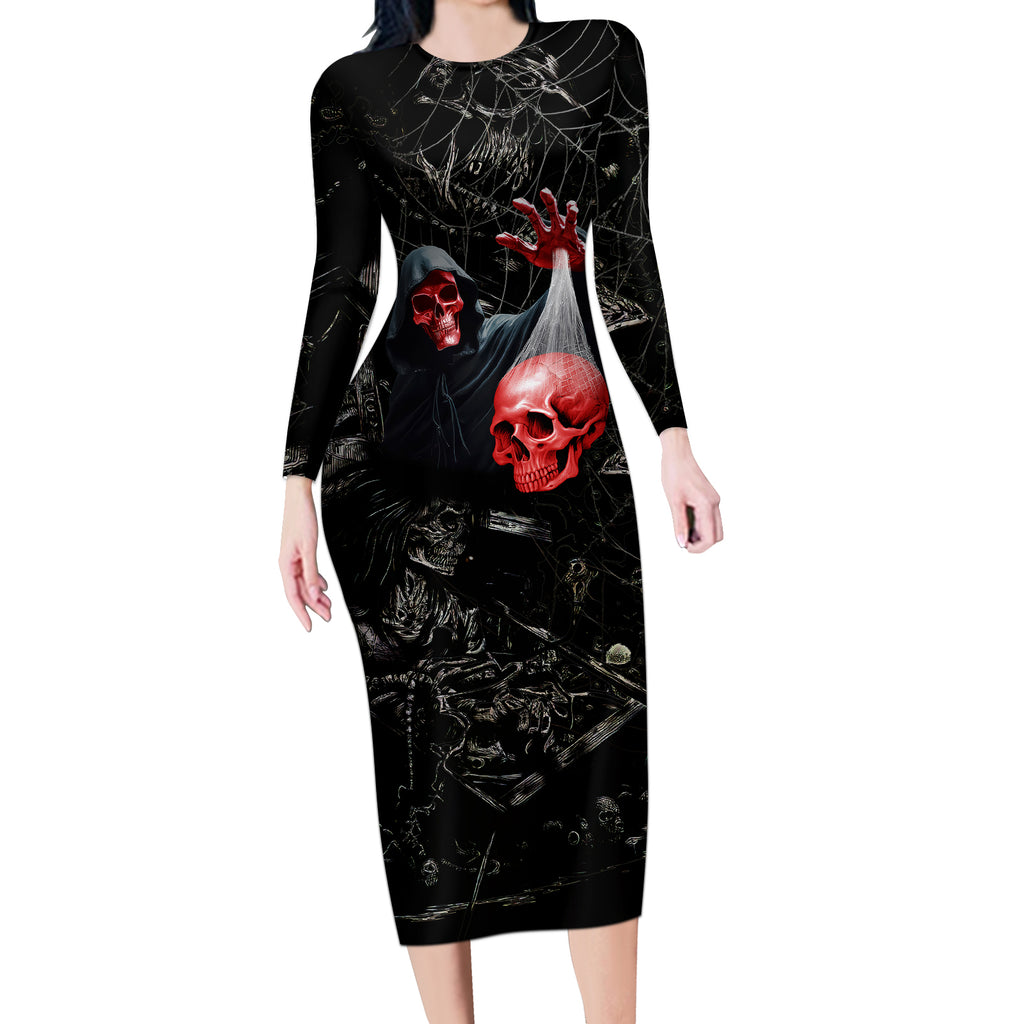 hello-darkness-my-old-friend-skull-long-sleeve-bodycon-dress