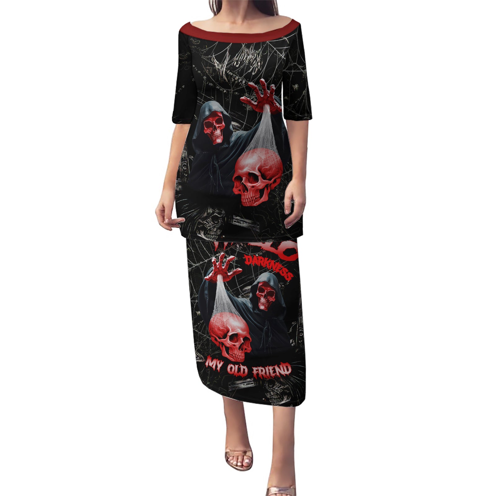 hello-darkness-my-old-friend-skull-puletasi