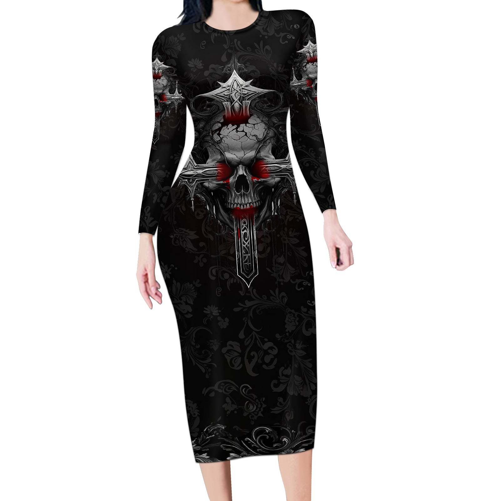 im-not-the-hero-you-wanted-im-the-monster-you-needed-long-sleeve-bodycon-dress
