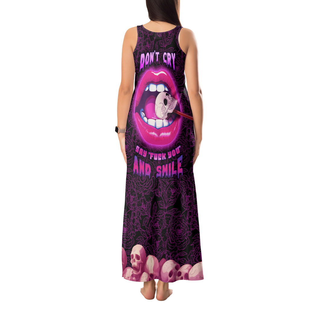 skull-tank-maxi-dress-dont-cry-say-fuck-you-and-smile
