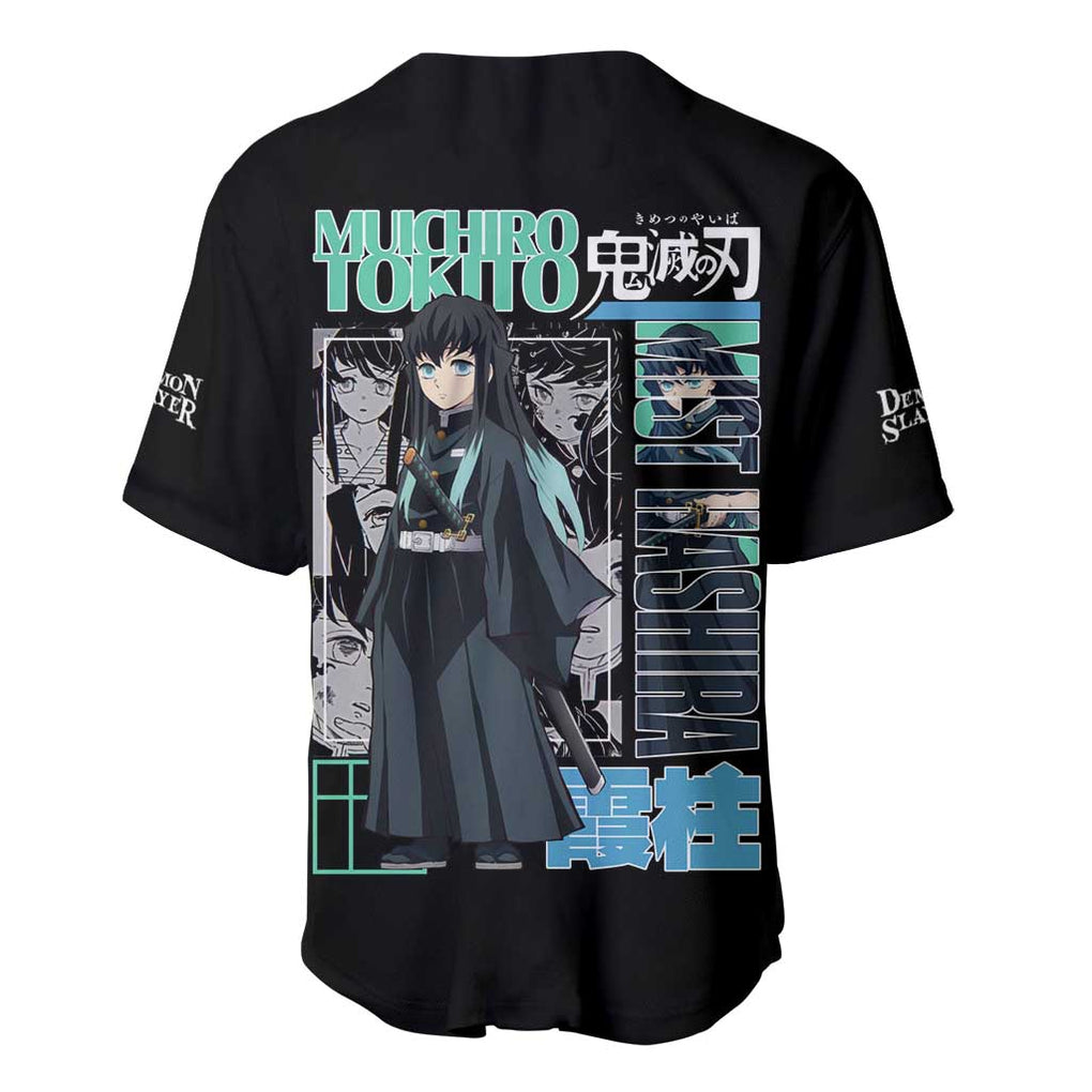 Muichiro Tokito - Kimesu No Yaiba Baseball Jersey Anime Japan Style