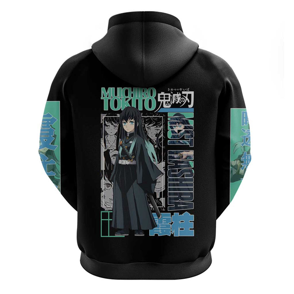 Muichiro Tokito - Kimesu No Yaiba Hoodie Anime Japan Style