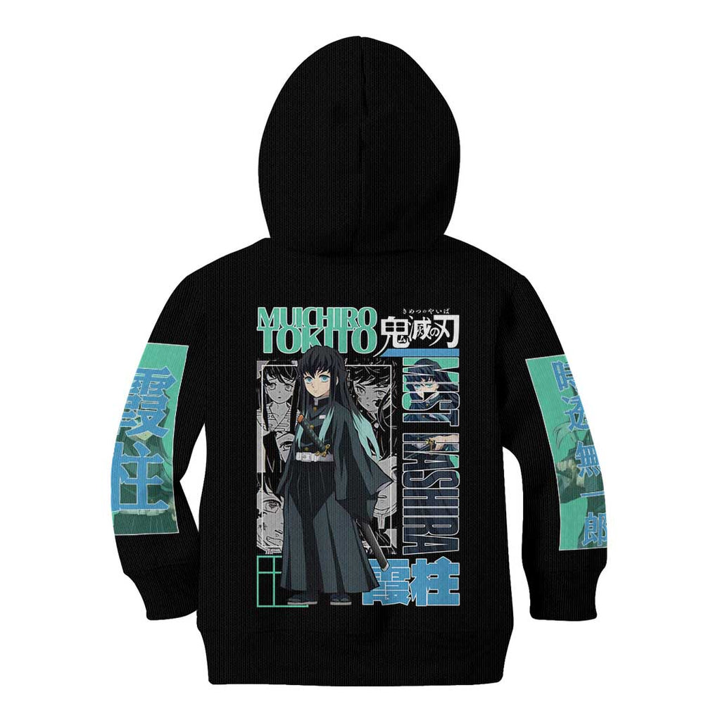 Muichiro Tokito - Kimesu No Yaiba Kid Hoodie Anime Japan Style