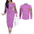 Giorno Giovanna Jojo’s Bizarre Adventure Couples Matching Off The Shoulder Long Sleeve Dress and Long Sleeve Button Shirt Anime Style