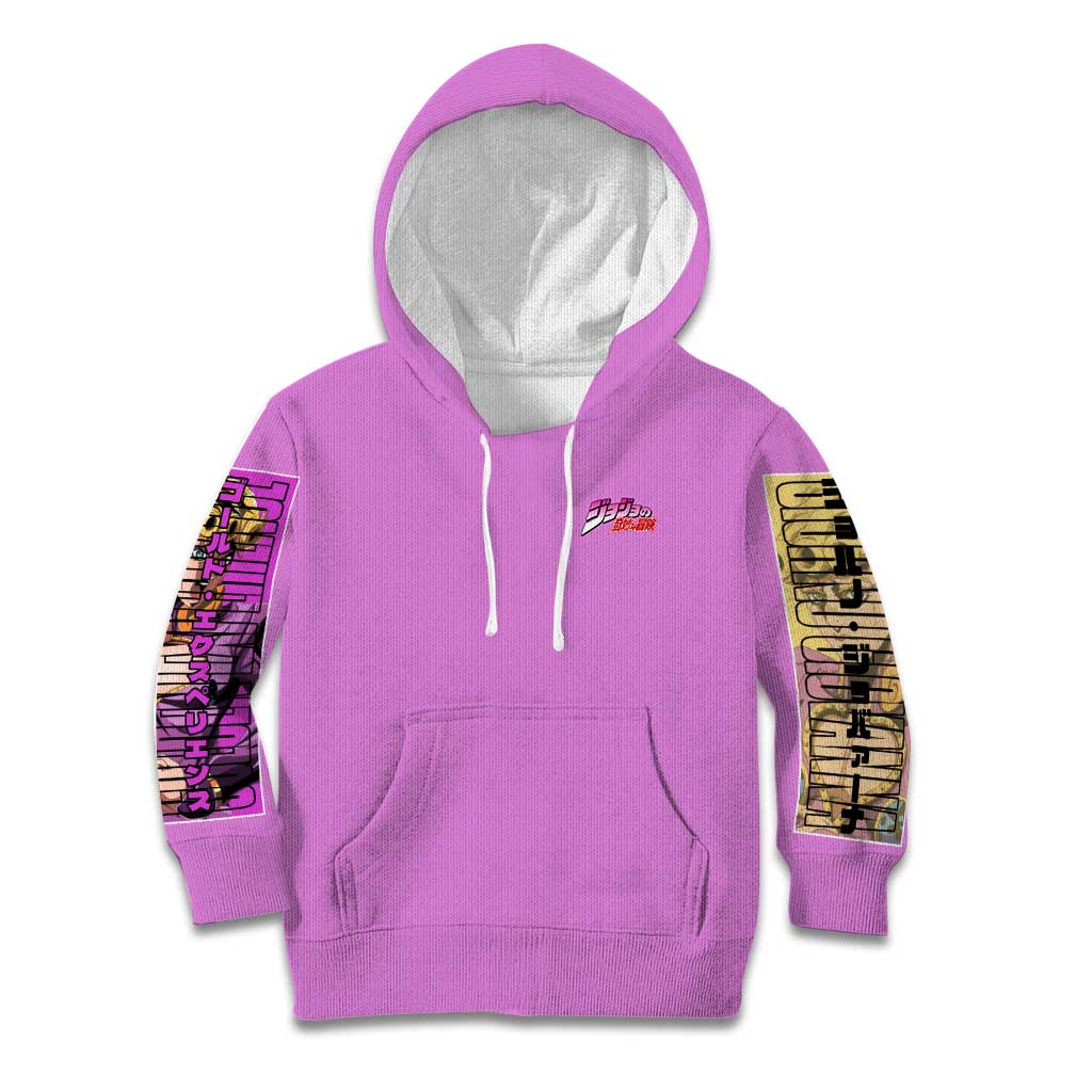Giorno Giovanna Jojo’s Bizarre Adventure Kid Hoodie Anime Style
