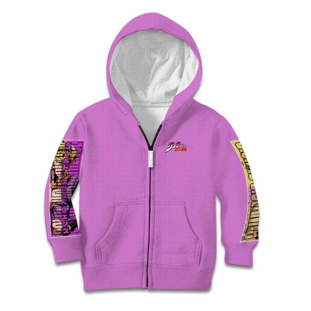 Giorno Giovanna Jojo’s Bizarre Adventure Kid Hoodie Anime Style
