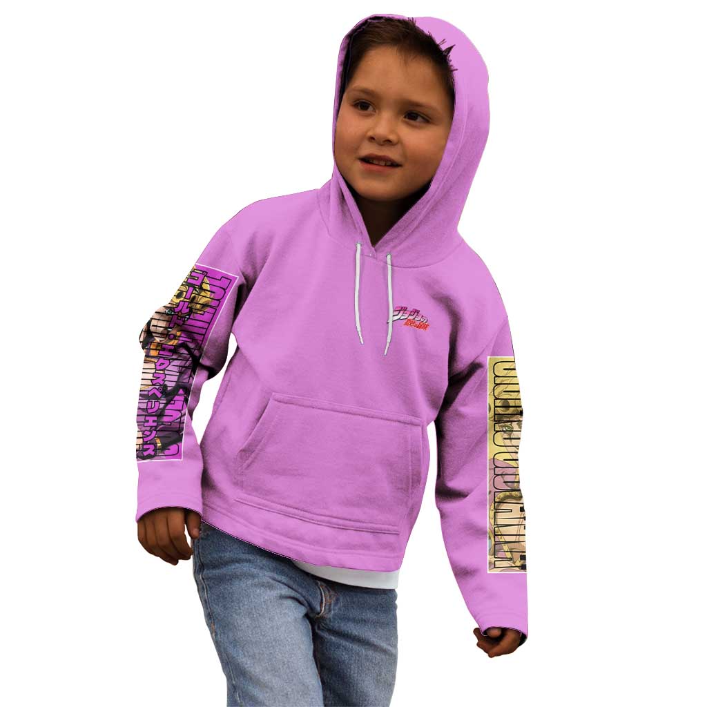 Giorno Giovanna Jojo’s Bizarre Adventure Kid Hoodie Anime Style