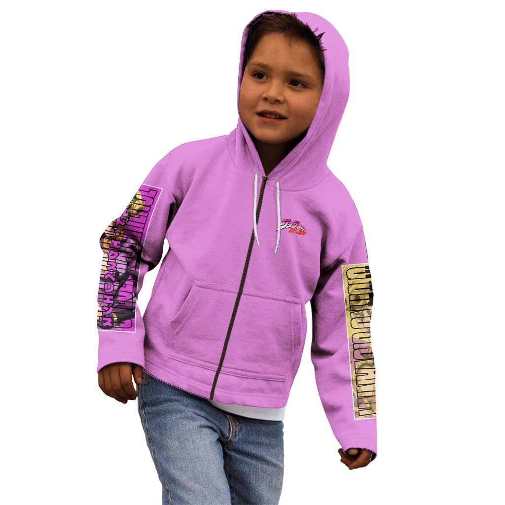 Giorno Giovanna Jojo’s Bizarre Adventure Kid Hoodie Anime Style