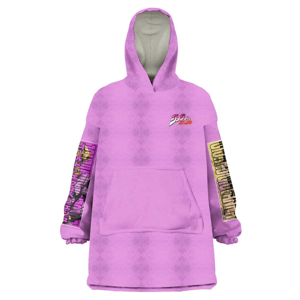 Giorno Giovanna Jojo’s Bizarre Adventure Wearable Blanket Hoodie Anime Style