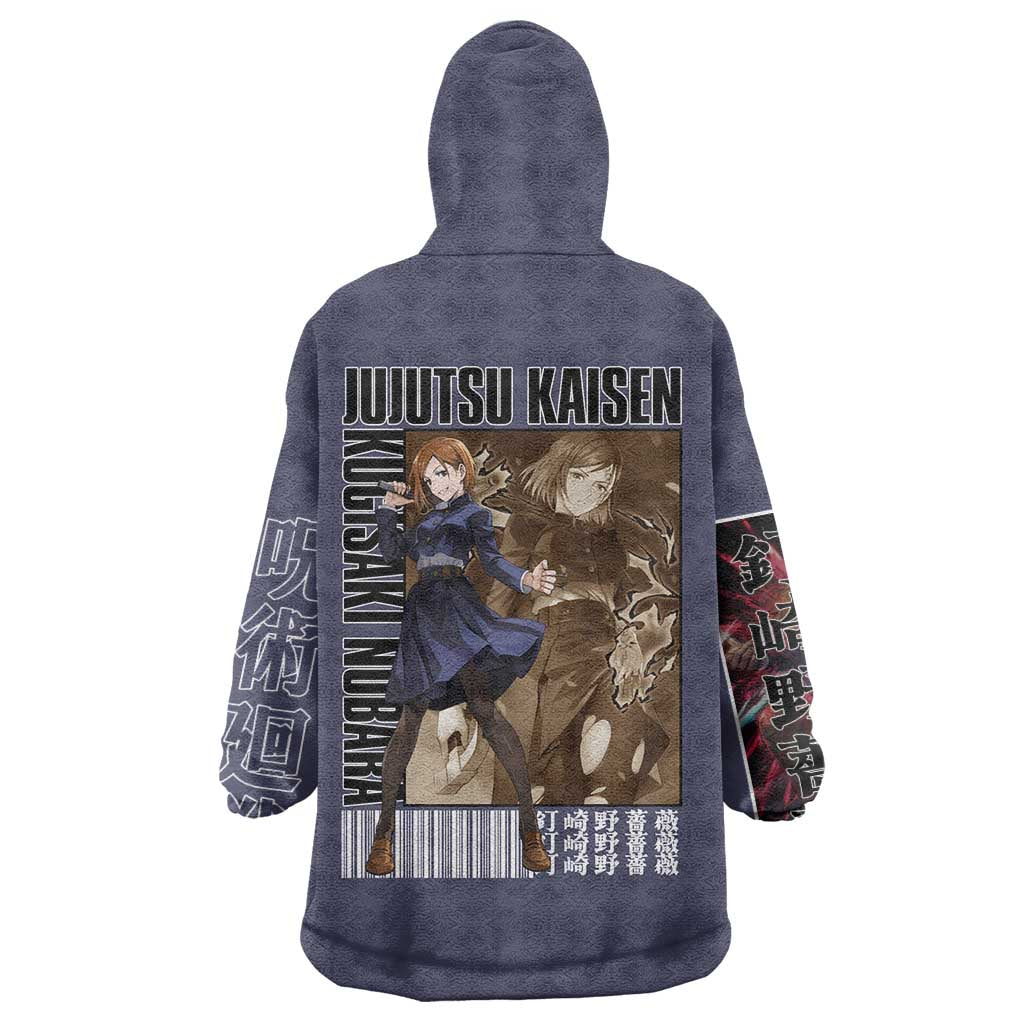 Kugisaki Nobara Jujutsu Kaisen Wearable Blanket Hoodie Anime Style