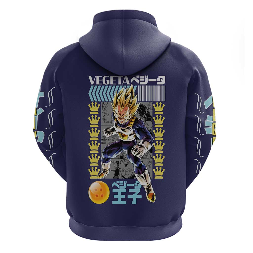 Vegeta V2 Dragon Ball Z Hoodie Anime Style