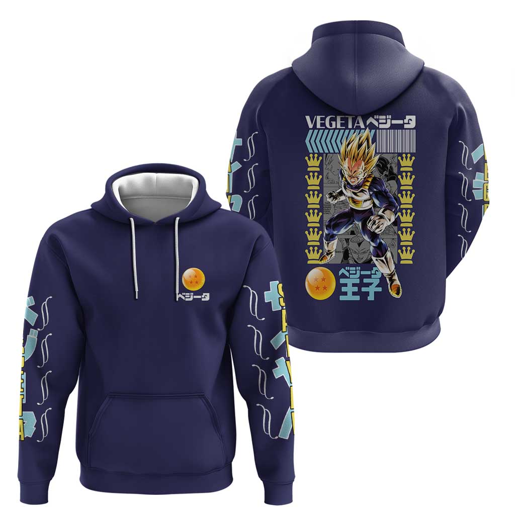 Vegeta V2 Dragon Ball Z Hoodie Anime Style