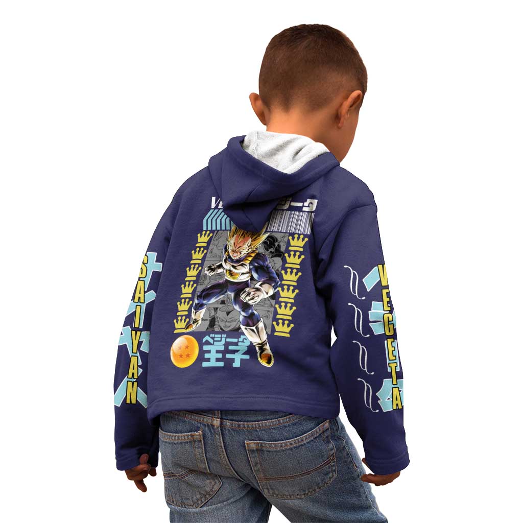 Vegeta V2 Dragon Ball Z Kid Hoodie Anime Style