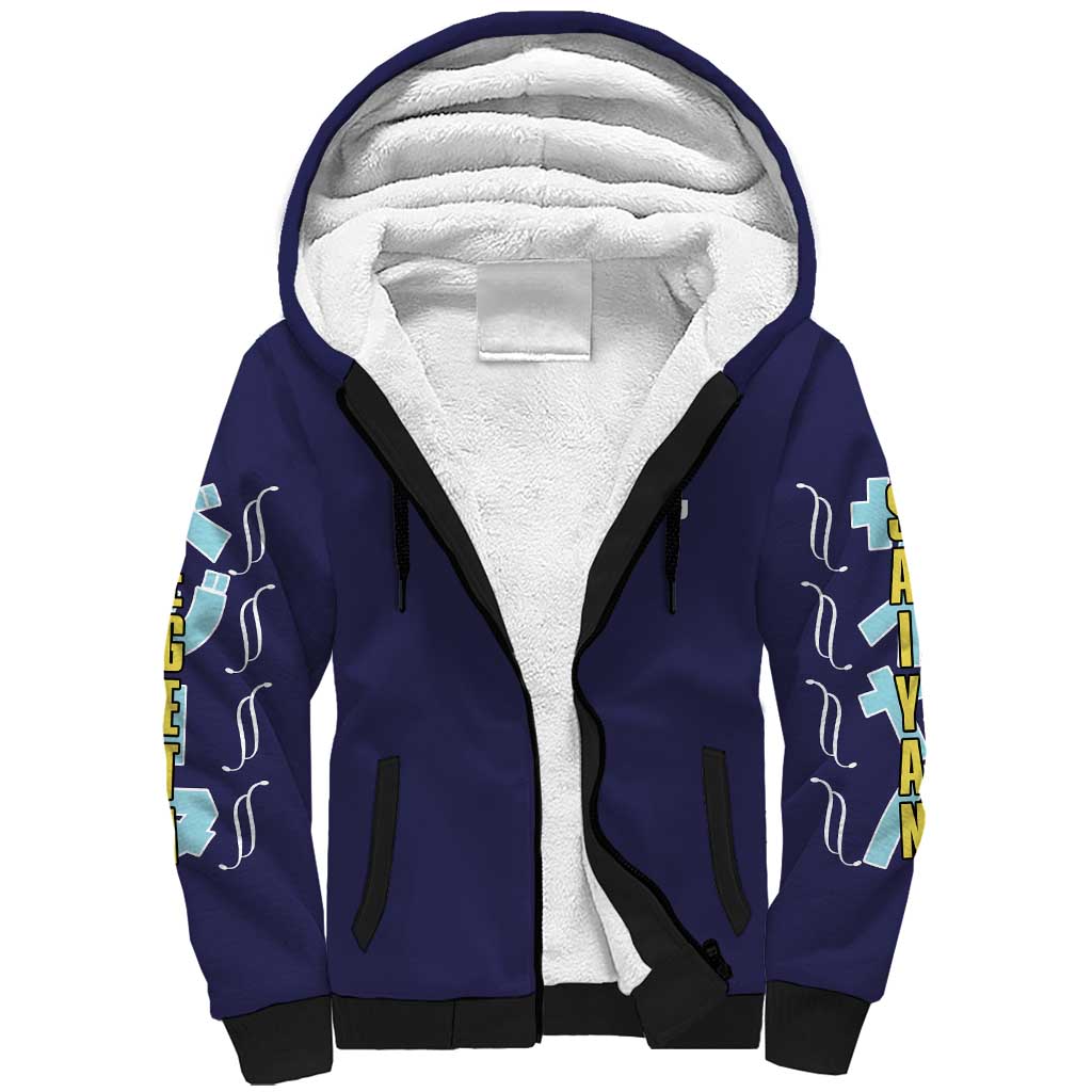 Vegeta V2 Dragon Ball Z Sherpa Hoodie Anime Style