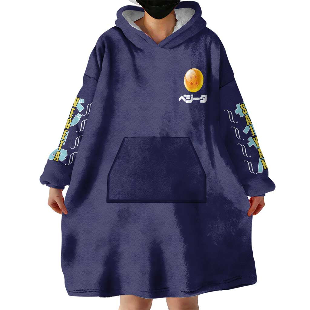 Vegeta V2 Dragon Ball Z Wearable Blanket Hoodie Anime Style