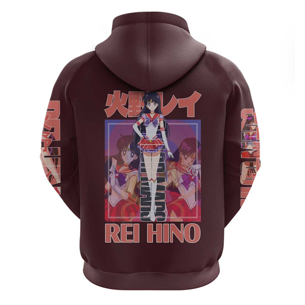 Sailor Mars Sailor Moon Hoodie Anime Style