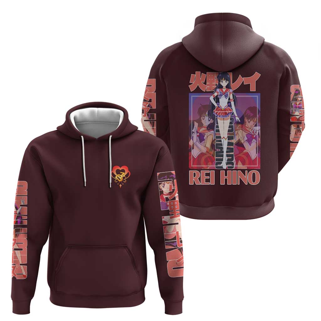 Sailor Mars Sailor Moon Hoodie Anime Style