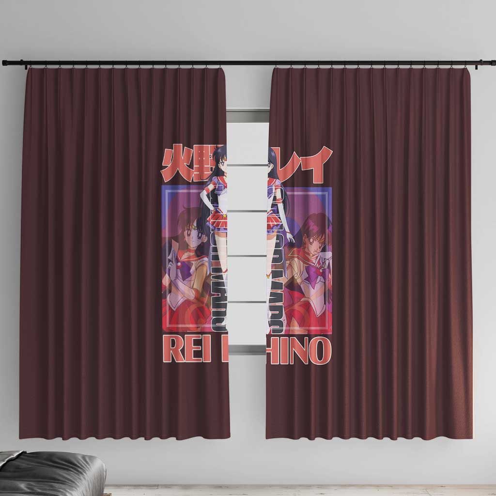 Sailor Mars Sailor Moon Window Curtain Anime Style