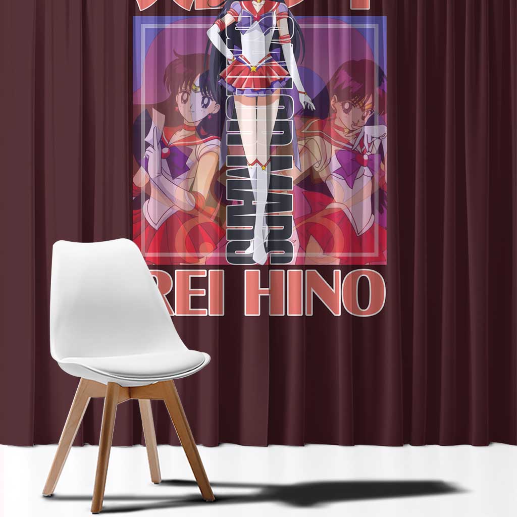 Sailor Mars Sailor Moon Window Curtain Anime Style