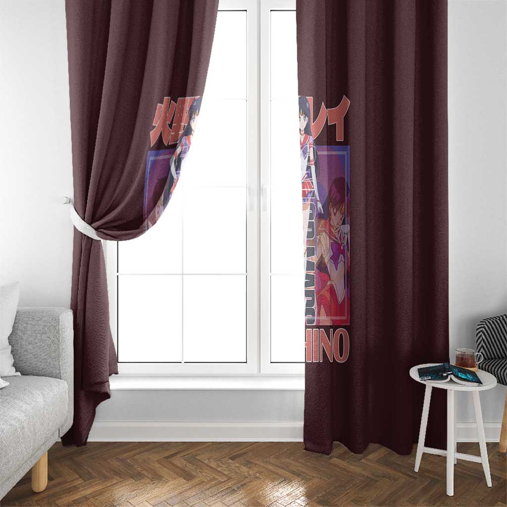 Sailor Mars Sailor Moon Window Curtain Anime Style