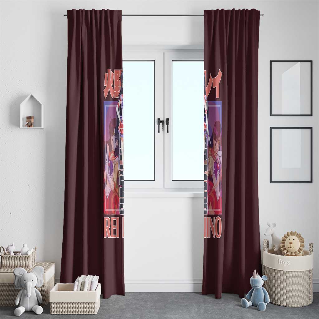 Sailor Mars Sailor Moon Window Curtain Anime Style
